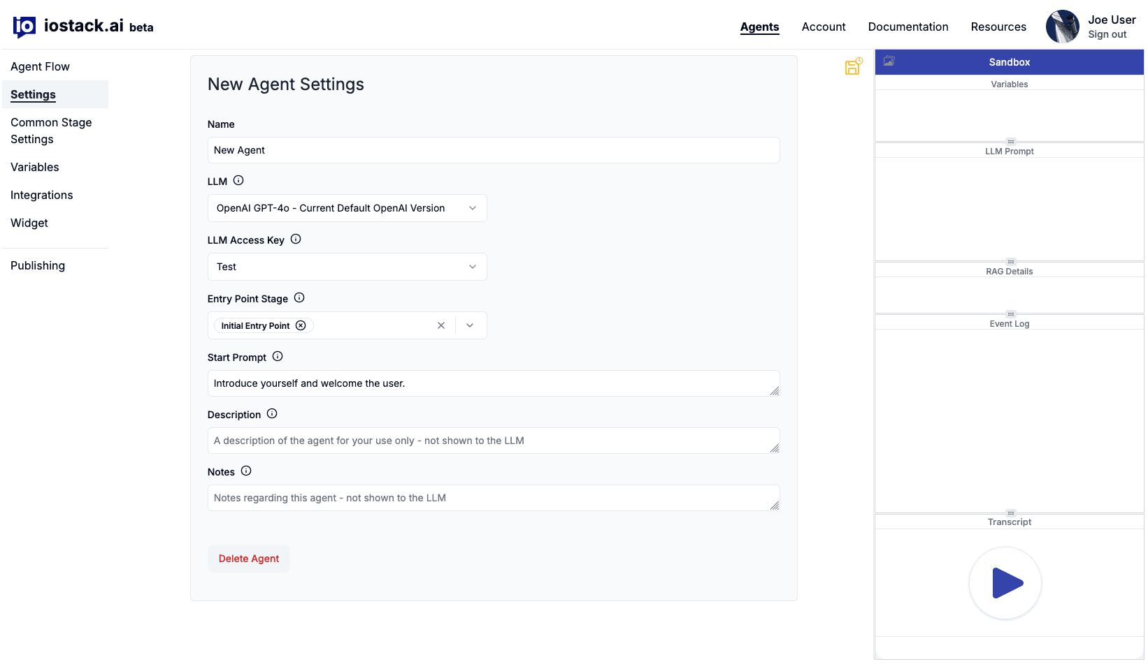 Configuring Settings