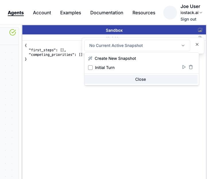 Managing Snapshots